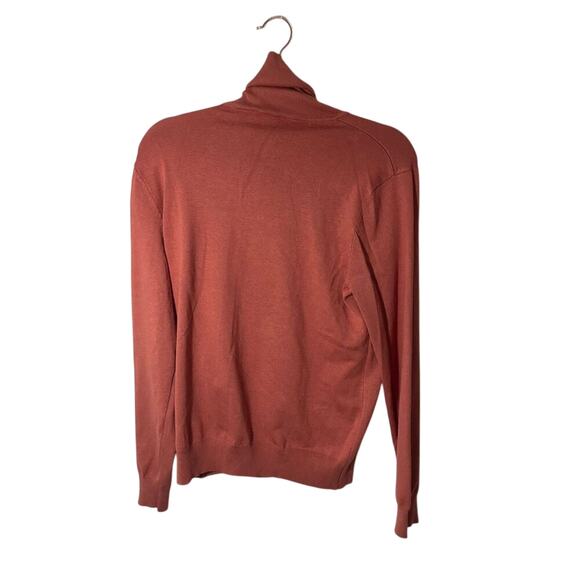 Madison Grey Women's Pink Peach Coral Minimalist Preppy Lover Turtleneck XL - Picture 4 of 4